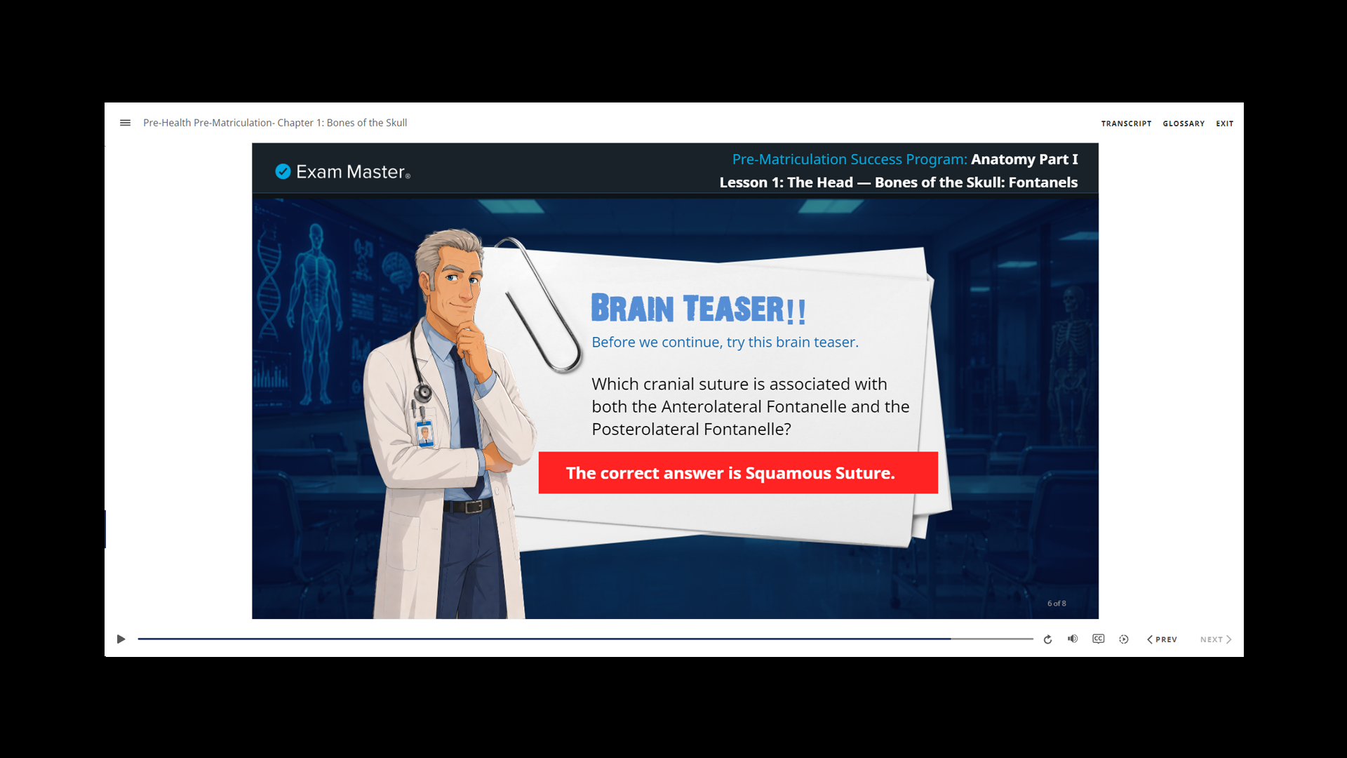Test screen